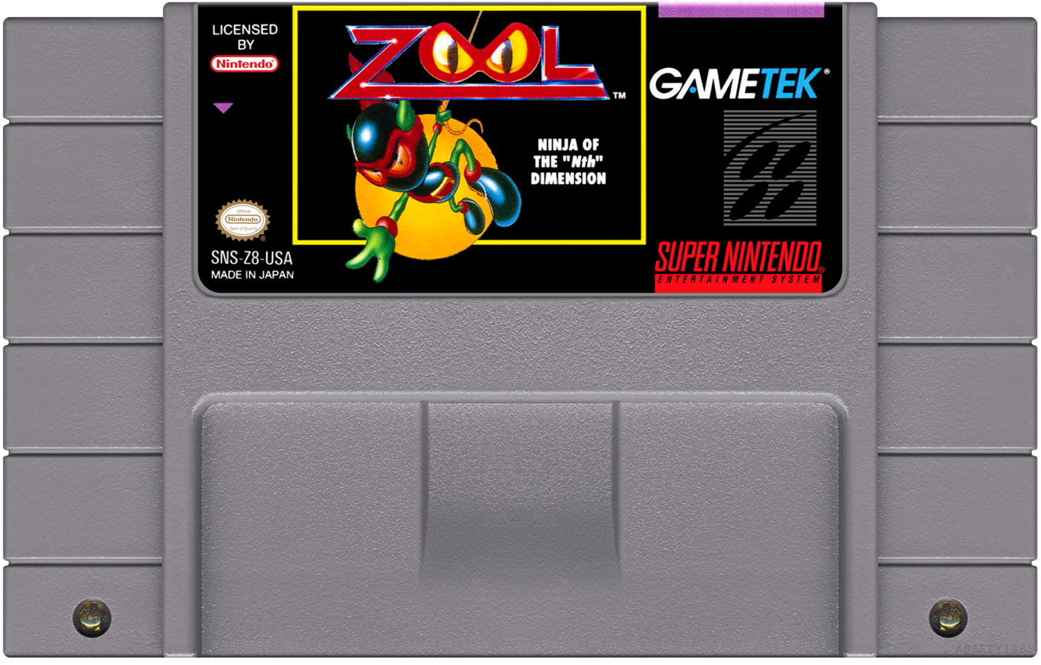 Zool Ninja of the Nth Dimension - (SNES), Condition: Cartridge Only