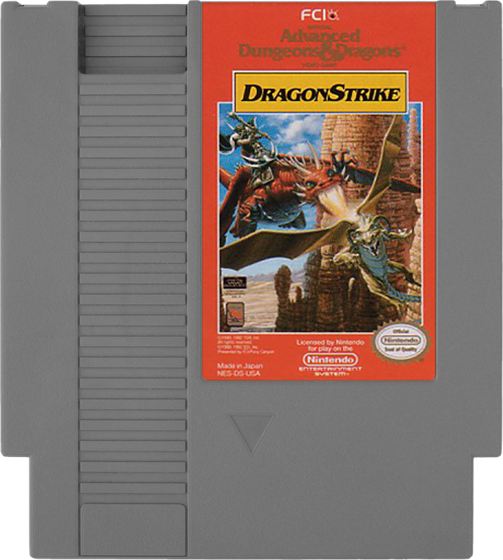 Advanced Dungeons &amp; Dragons Dragon Strike - NES, Condition: Cartridge Only