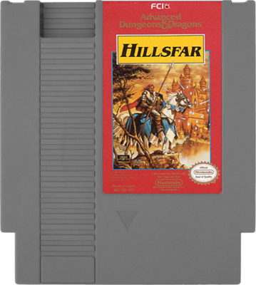 Advanced Dungeons &amp; Dragons Hillsfar - NES