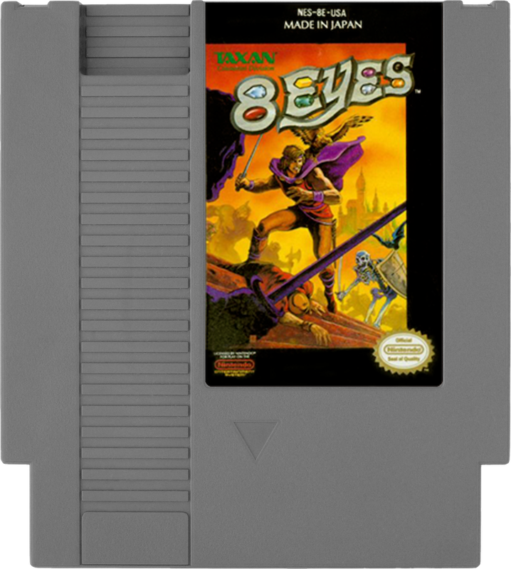 8 Eyes - NES, Condition: Cartridge Only
