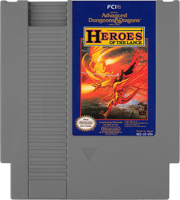 Advanced Dungeons &amp; Dragons Heroes of the Lance - NES, Condition: Cartridge Only