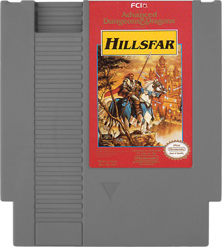 Advanced Dungeons &amp; Dragons Hillsfar - NES, Condition: Cartridge Only