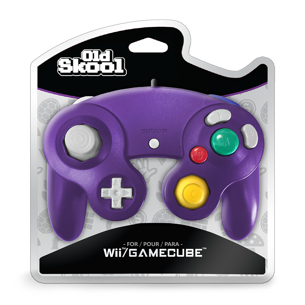 GameCube Controller - Old Skool, Color: Indigo (purple)