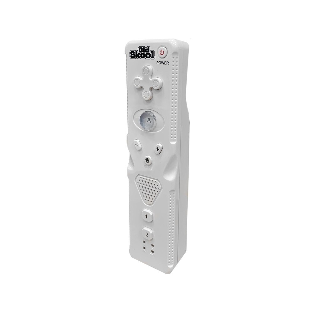 Wireless Wii/Wii U Remote - Old Skool, Color: White