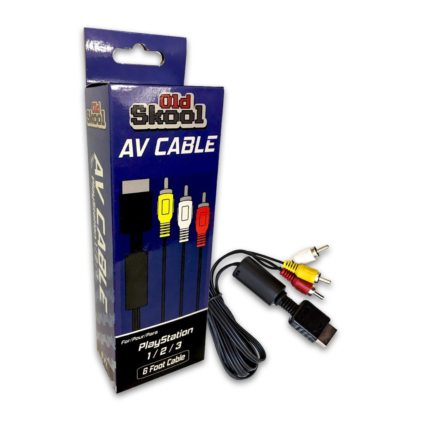 PlayStation AV Cable (PS1, PS2, PS3) - Old Skool