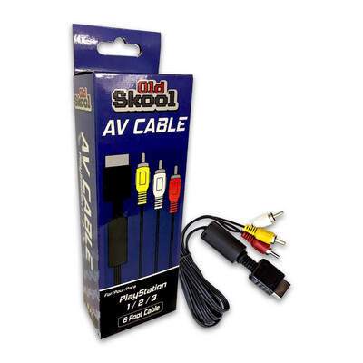 PlayStation AV Cable (PS1, PS2, PS3) - Old Skool