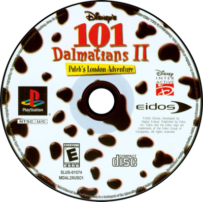 101 Dalmatians II Patch's London Adventure - PS1