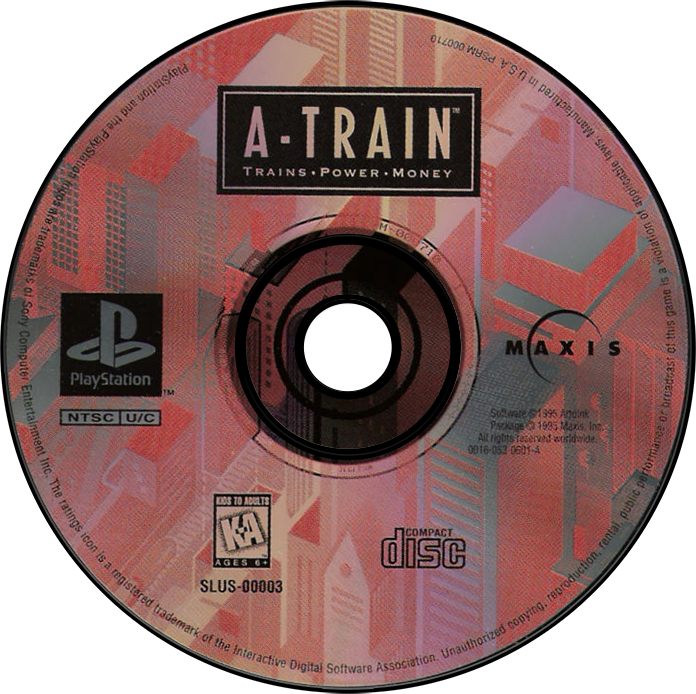 A-Train - PS1, Condition: Disc Only