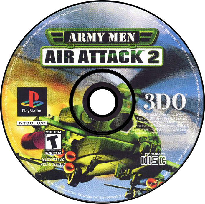 Army Men Air Attack 2 - PS1, Condition: Disc Only