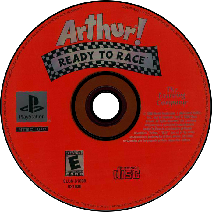 Arthur Ready to Race - PS1, Condition: Disc Only
