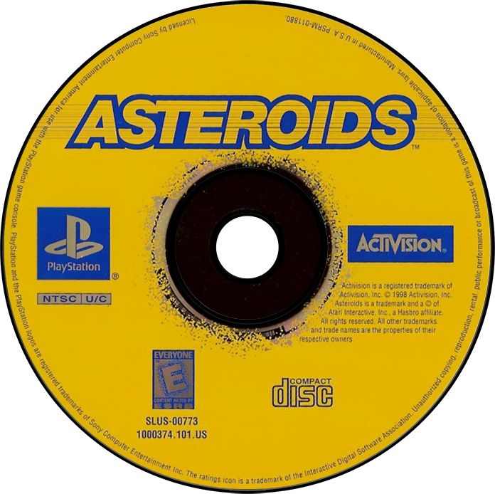 Asteroids [Greatest Hits] - PS1, Condition: Disc Only