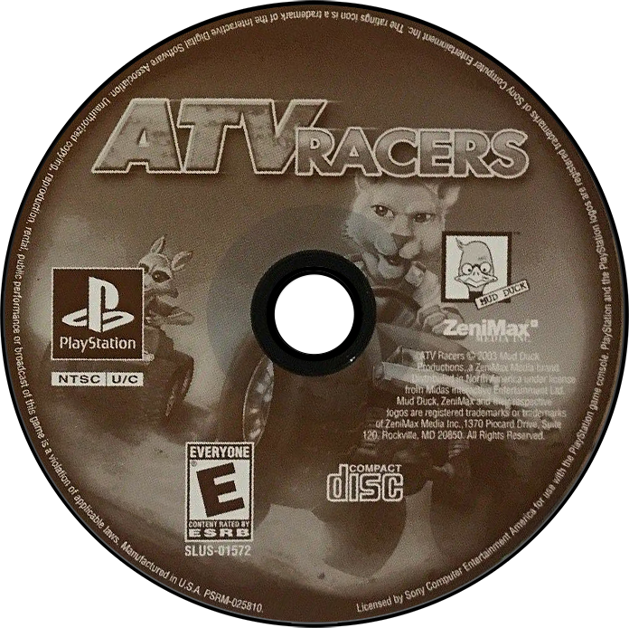 ATV Racers - PS1, Condition: Disc Only