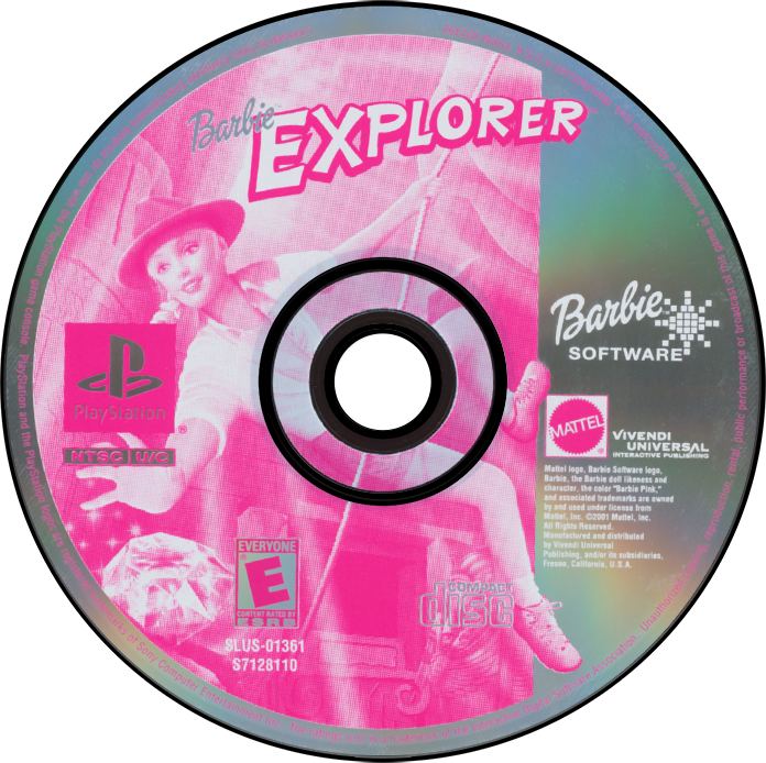 Barbie Explorer - PS1, Condition: Disc Only