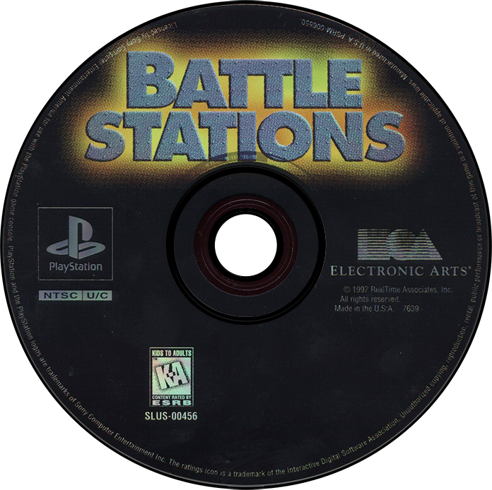 Battle Stations - PS1, Condition: Disc Only