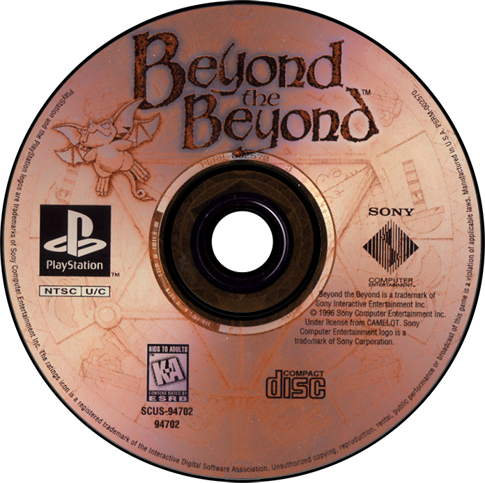Beyond the Beyond - PS1, Condition: Disc Only
