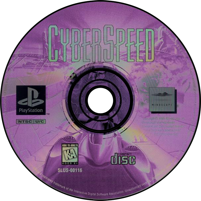 CyberSpeed - PS1, Condition: Disc Only