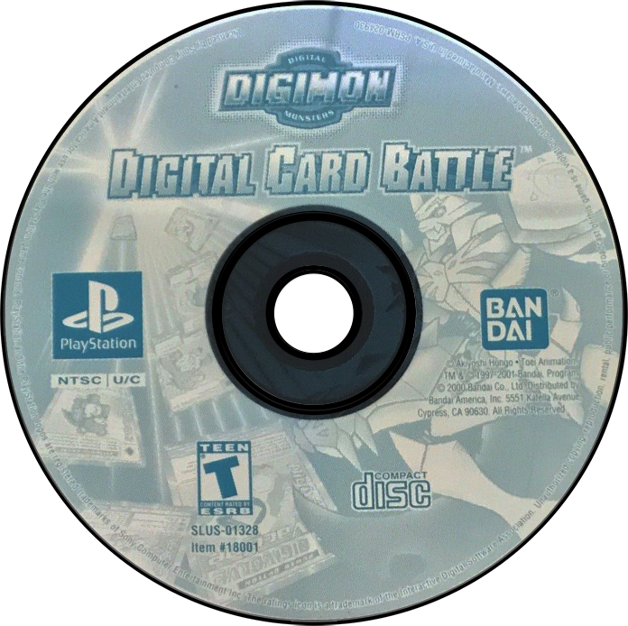Digimon Digital Card Battle - PS1, Condition: Disc Only