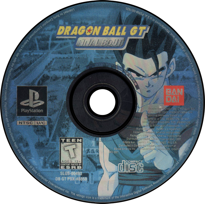 Dragon Ball GT Final Bout - PS1, Condition: Disc Only