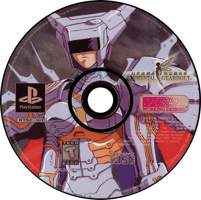 Elemental Gearbolt - PS1, Condition: Disc Only
