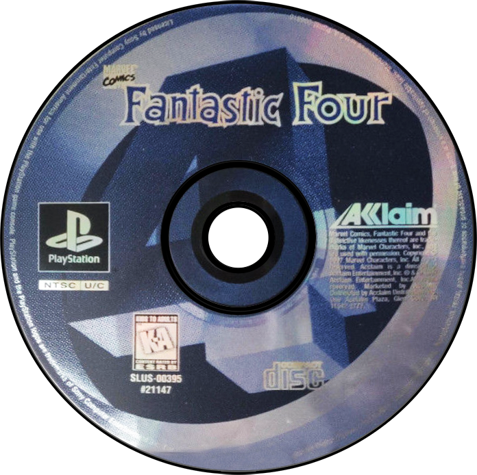 Fantastic 4 - PS1, Condition: Disc Only