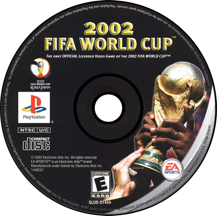 FIFA 2002 World Cup - PS1, Condition: Disc Only