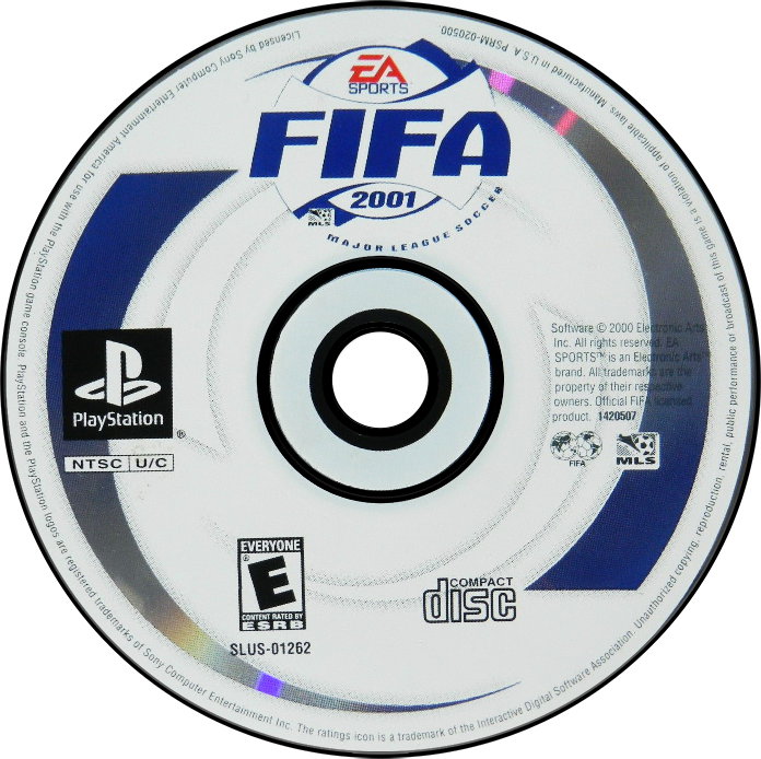 FIFA 2001 - PS1, Condition: Disc Only