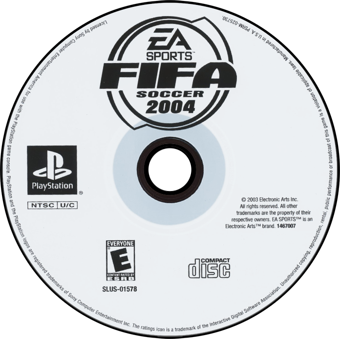 FIFA 2004 - PS1, Condition: Disc Only