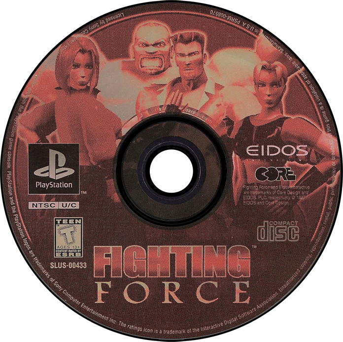 Fighting Force [Greatest Hits] - PS1, Condition: Disc Only