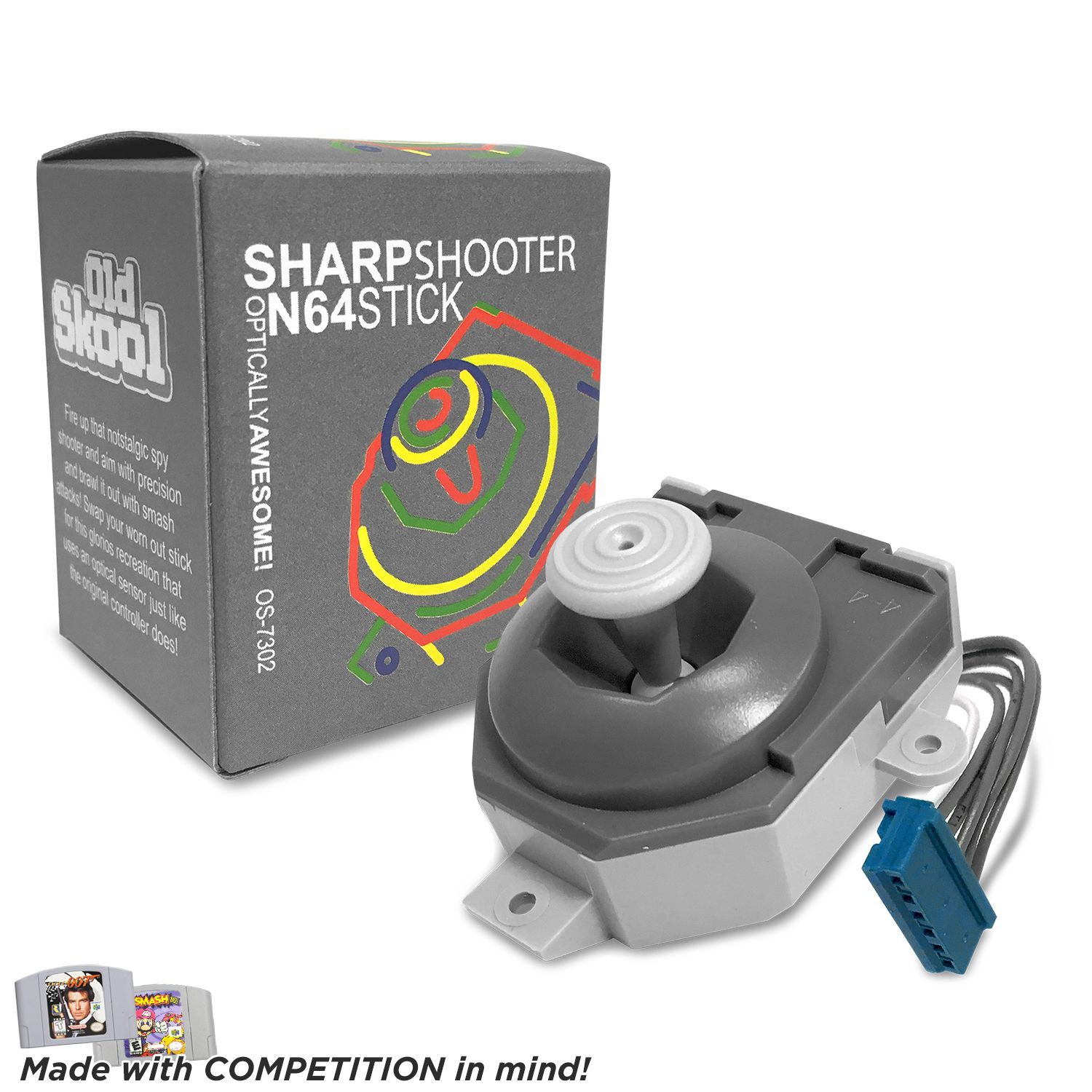 N64 Sharpshooter Optical Replacement Stick - Old Skool
