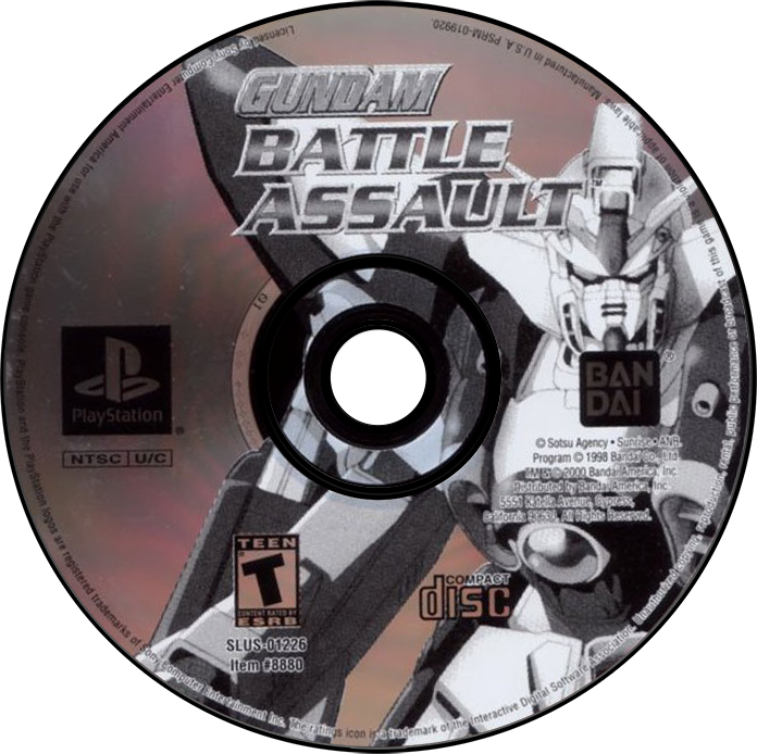 Gundam Battle Assault - PS1, Condition: Disc Only