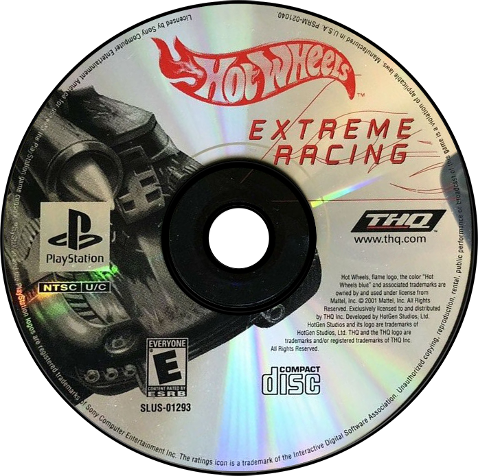 Hot Wheels Extreme Racing - PS1, Condition: Disc Only