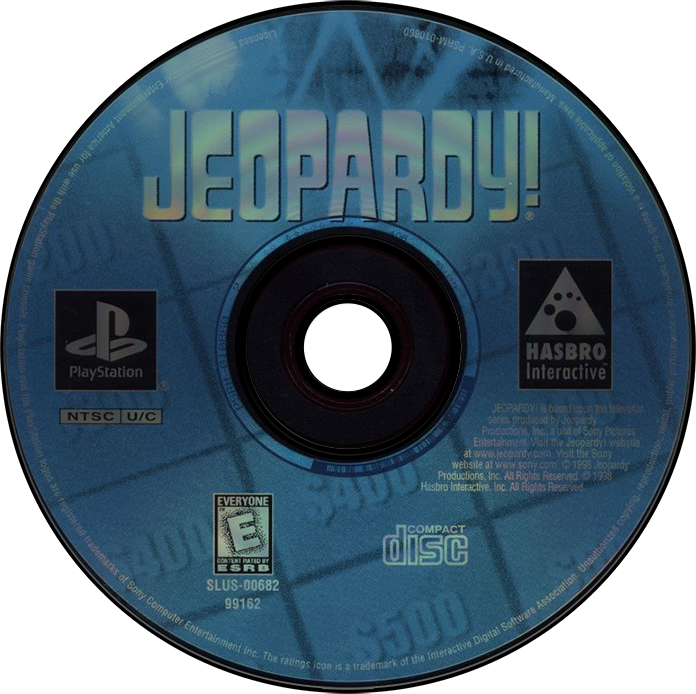 Jeopardy - PS1, Condition: Disc Only