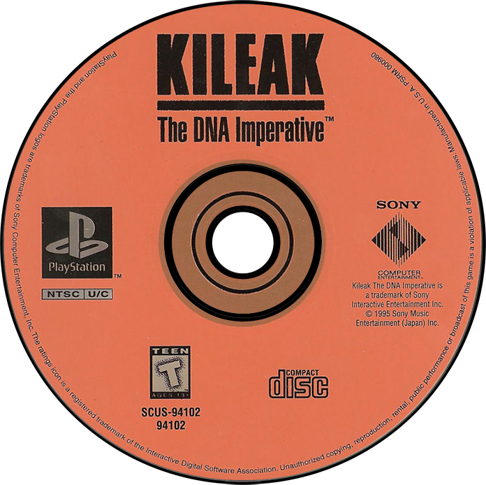 Kileak the DNA Imperative - PS1, Condition: Disc Only