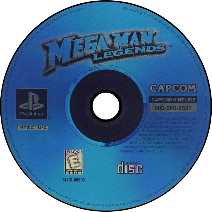 Mega Man Legends [Greatest Hits] - PS1, Condition: Disc Only