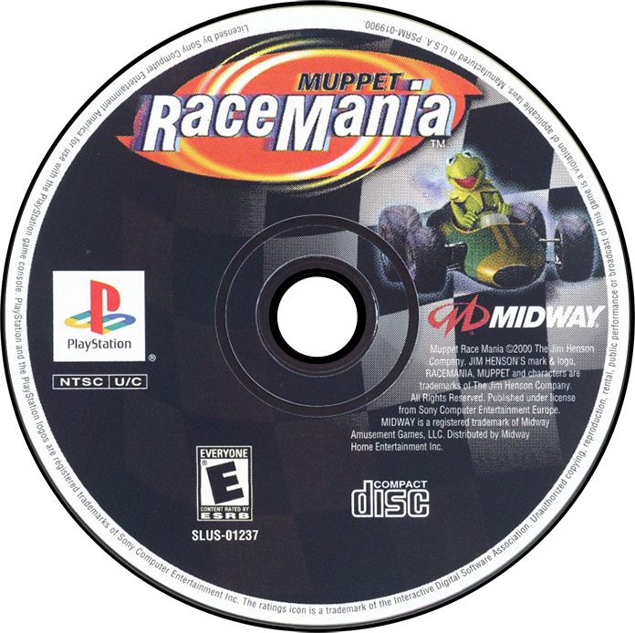 Muppet Race Mania - PS1, Condition: Disc Only