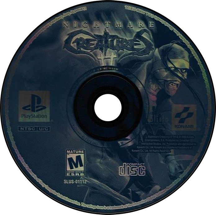 Nightmare Creatures II - PS1, Condition: Disc Only