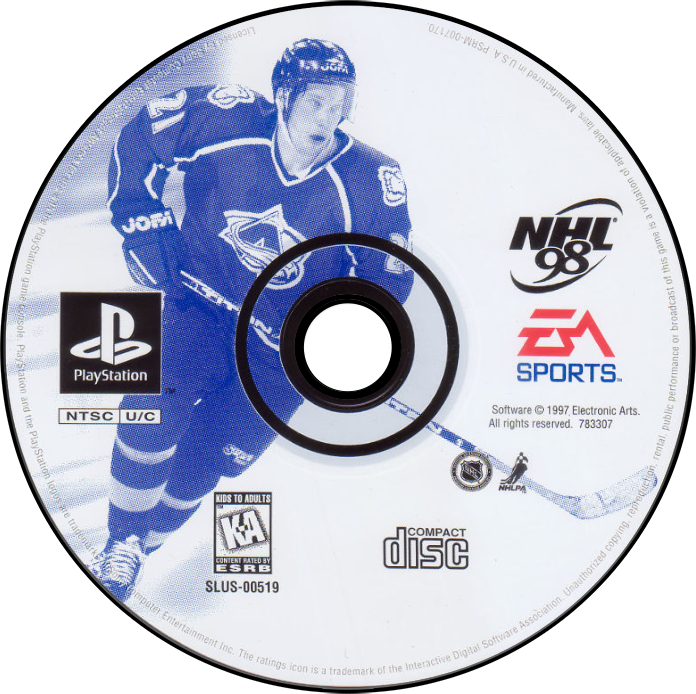 NHL 98 [Greatest Hits] - PS1, Condition: Disc Only