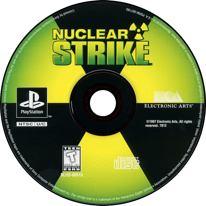 Nuclear Strike - PS1, Condition: Disc Only