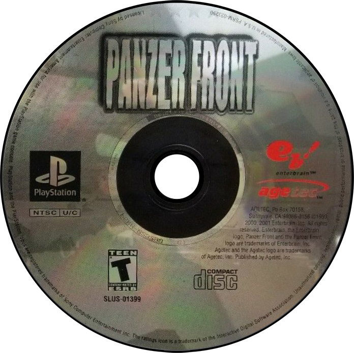 Panzer Front - PS1, Condition: Disc Only