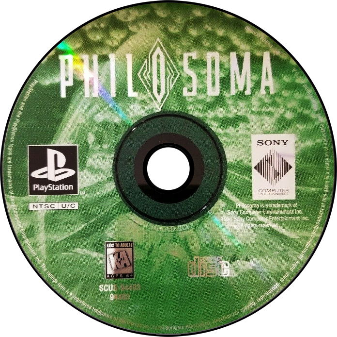 Philosoma - PS1, Condition: Disc Only