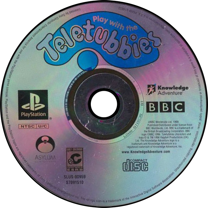 Play With the Teletubbies - PS1, Condition: Disc Only
