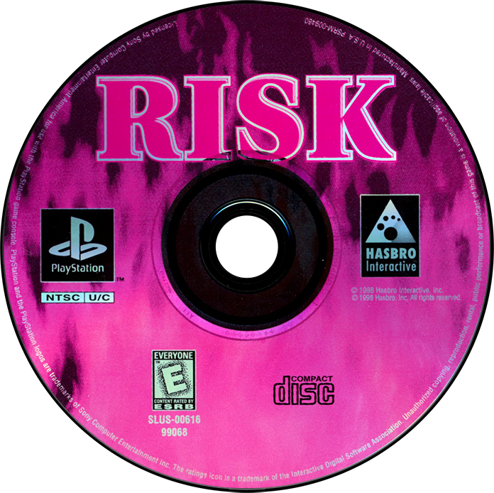 Risk - PS1, Condition: Disc Only