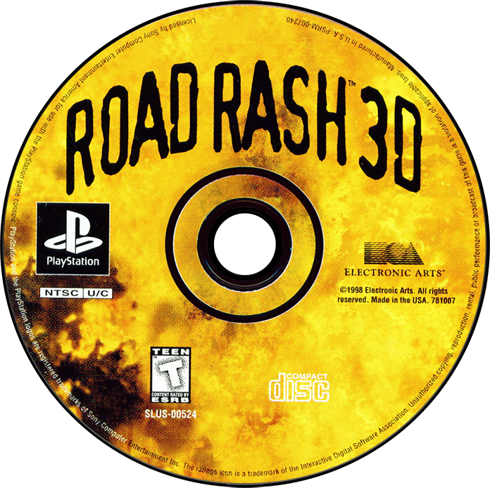 Road Rash 3D [Greatest Hits] - PS1