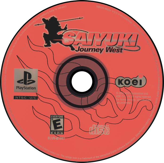 Saiyuki Journey West - PS1, Condition: Disc Only