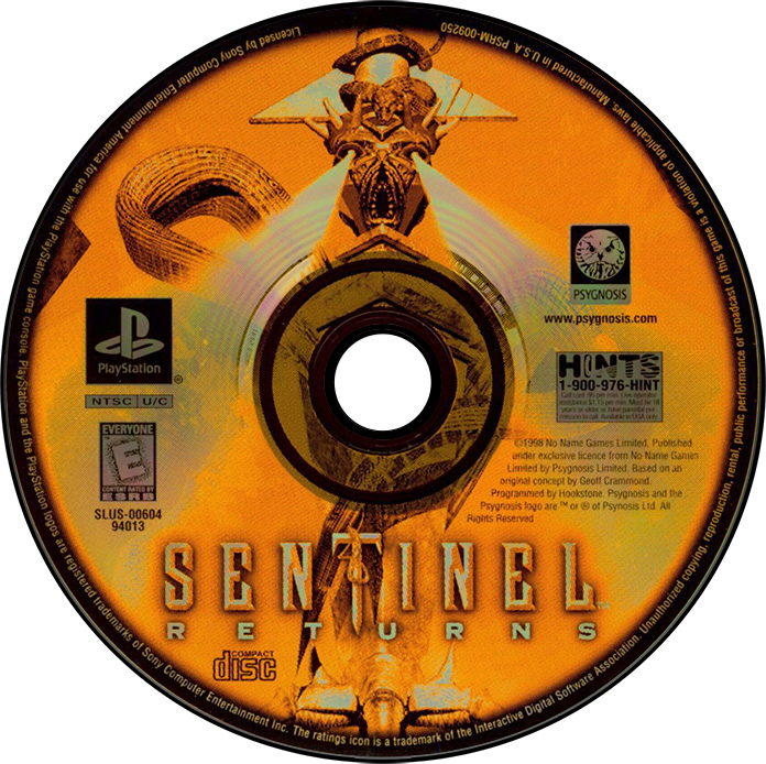 Sentinel Returns - PS1, Condition: Disc Only