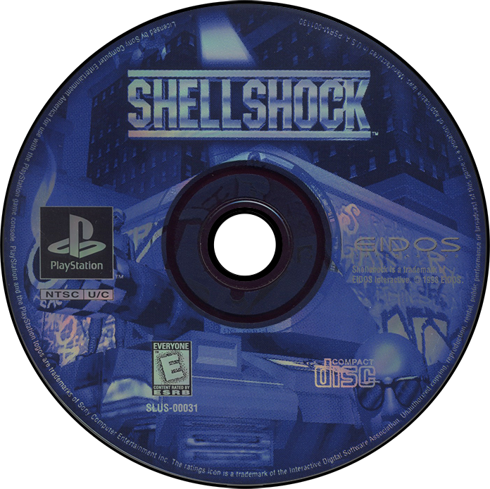Shellshock - PS1, Condition: Disc Only