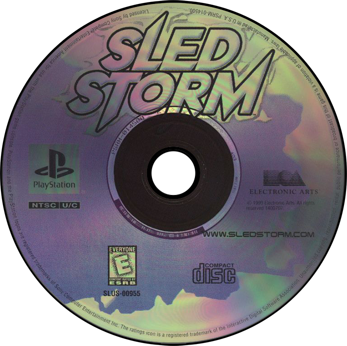 Sled Storm - PS1, Condition: Disc Only