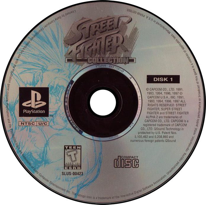 Street Fighter Collection - PS1, Condition: Disc Only