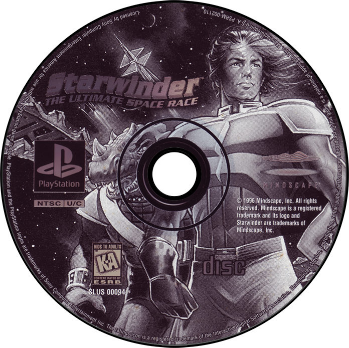 Starwinder the Ultimate Space Race - PS1, Condition: Disc Only