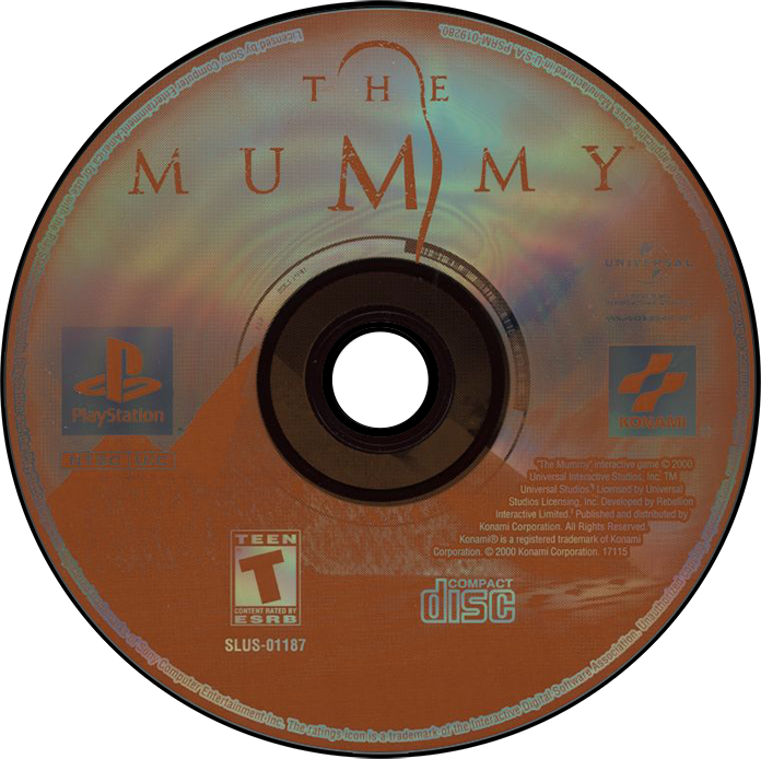 The Mummy - PS1, Condition: Disc Only
